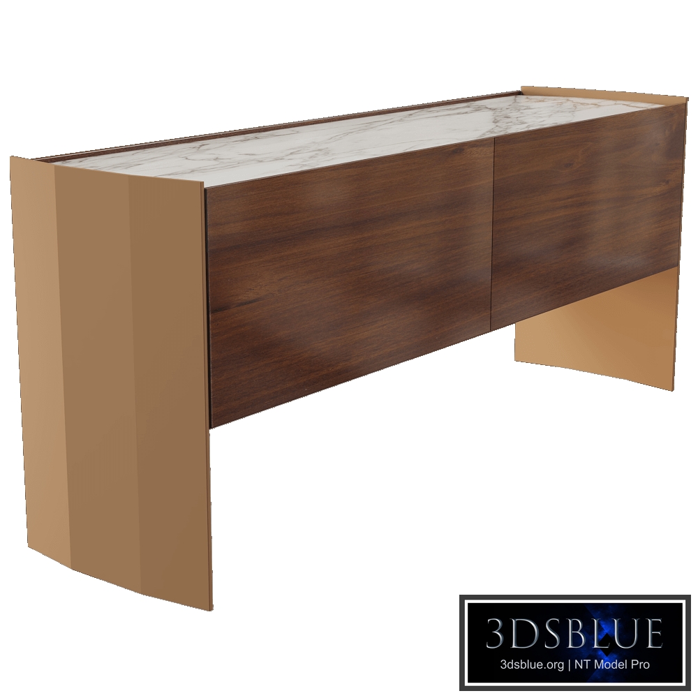 Sideboard Milvian Low Marble top